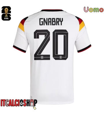 Germania Serge Gnabry #20 Prima Maglia Mondiali 2026 Manica Corta